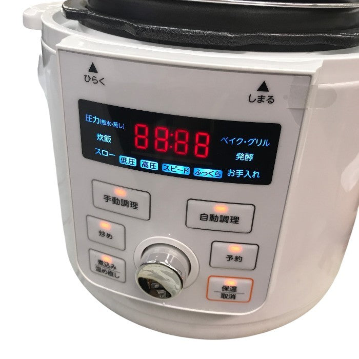 ショップジャパン Shop Japan 電気圧力鍋 クッキングプロV3 CKPV3WS1 中古 Y1