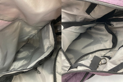 HEALTHY BACK BAG ヘルシーバックバッグ ビッグバッグ (プラム) 中古 D4