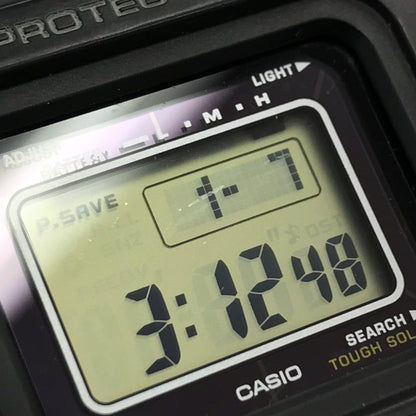 CASIO G-SHOCK 腕時計 メンズ デジタル タフソーラー スクエアフェイス 復刻モデル ブラック G-5500-1JF 中古 T1