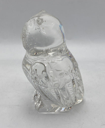 Meissen マイセンクリスタル フクロウ 置物 中古 D4