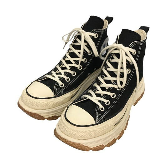 CONVERSE コンバース ALL STAR 100 TREKWAVE HI スニーカー メンズ ハイカット 厚底 オールスター 100周年 ブラック/ホワイト 27cm 1SD036 中古 T1
