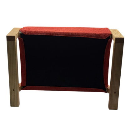 園田椅子製作所 ZAGAKU 04 座椅子 オレンジ 村澤 一晃 家具 インテリア 椅子 低め 木製 中古 W４