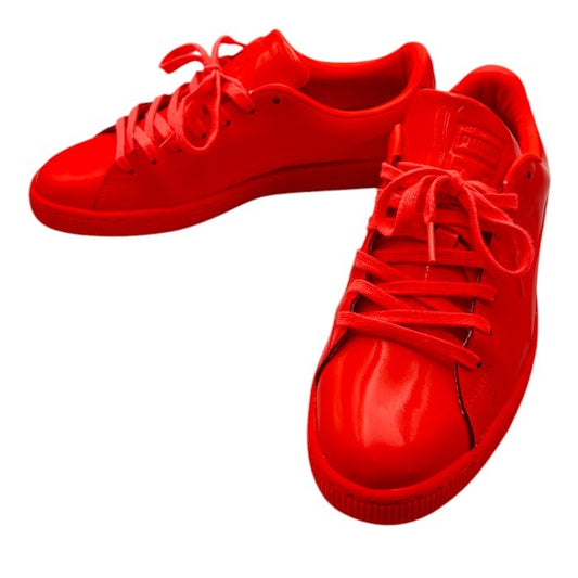 PUMA プーマ バスケット スカイ2ハイ パテント パック 27.5cm 36203501 レッド スニーカー シューズ 靴 メンズ エナメル 中古 W４