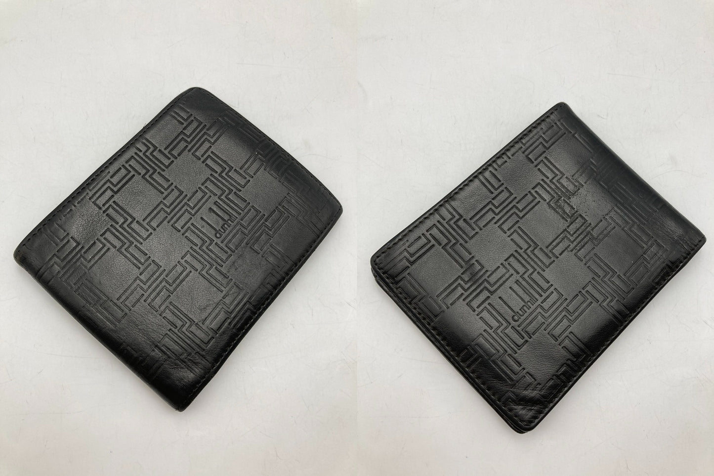 dunhill ダンヒル レザー 2つ折り 札入れ 中古 D4