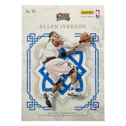 PANINI NBAカード EXCALIBUR PRIZM ALLEN IVERSON 76ERS #90 中古 IT2