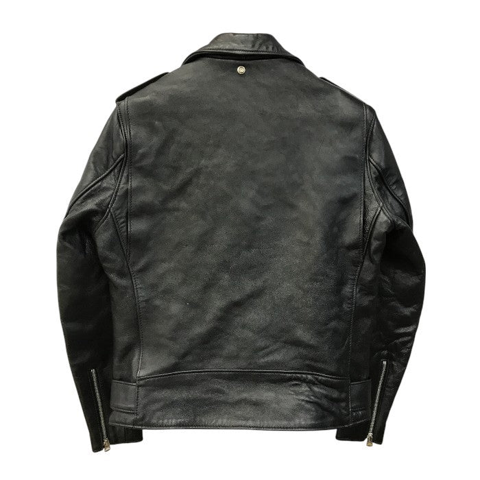 Schott ショット 217US SHEEP ONESTAR ライダースジャケット メンズ シープ ワンスター ダブル レザーブラック 40サイズ 7823950093 中古 T1
