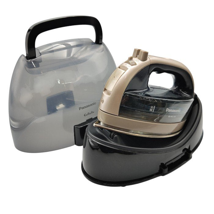 Panasonic パナソニック Wヘッド コードレス スチームアイロン カルル NI-WL705-N 中古 H4