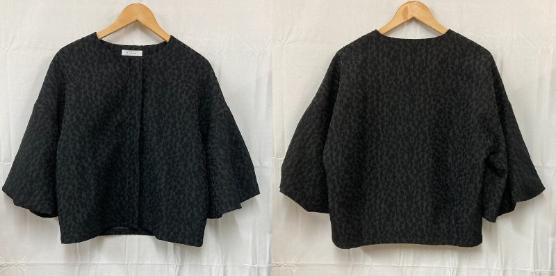 E by eclat イーバイエクラ ジャガード ボリューム袖 セットアップ 23SS-SHUEI-003/006 サイズ38 レディース 中古 D4