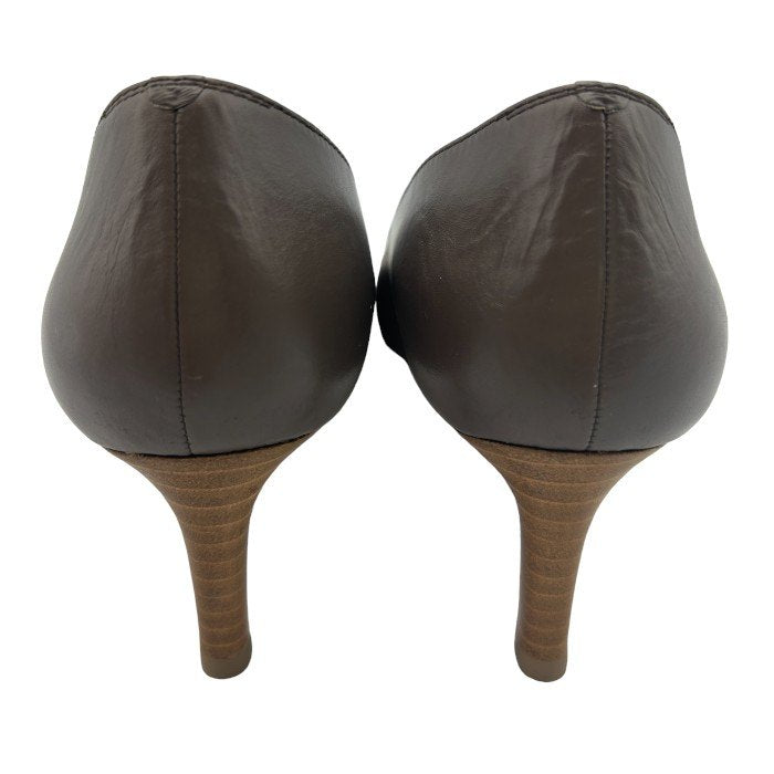 O'RIC オーリック GILLES レディース パンプス 35 1/2 (約22.5cm) 410-31851 ラウンドトゥ グレー 靴 シューズ 中古 W４