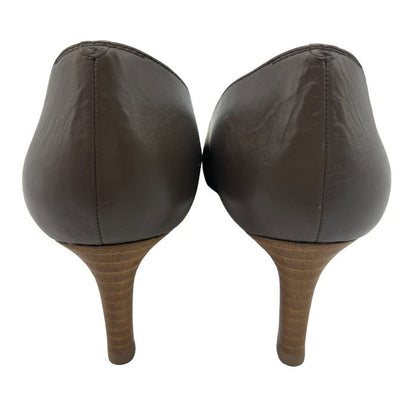 O'RIC オーリック GILLES レディース パンプス 35 1/2 (約22.5cm) 410-31851 ラウンドトゥ グレー 靴 シューズ 中古 W４