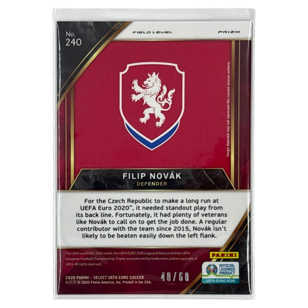 PANINI サッカーカード SELECT UEFA EURO PRIZM FILIP NOVAK CZECH REPUBLIC /60 #240 中古 IT1