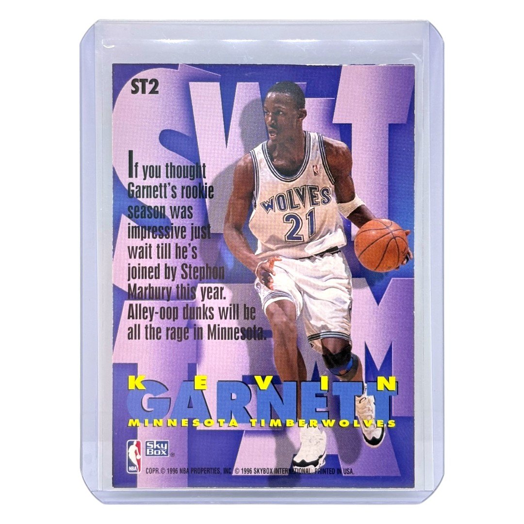 SKYBOX NBAカード Z FORCE KEVIN GARNETT MINNESOTA TIMBERWOLVES #ST2 中古 IT1