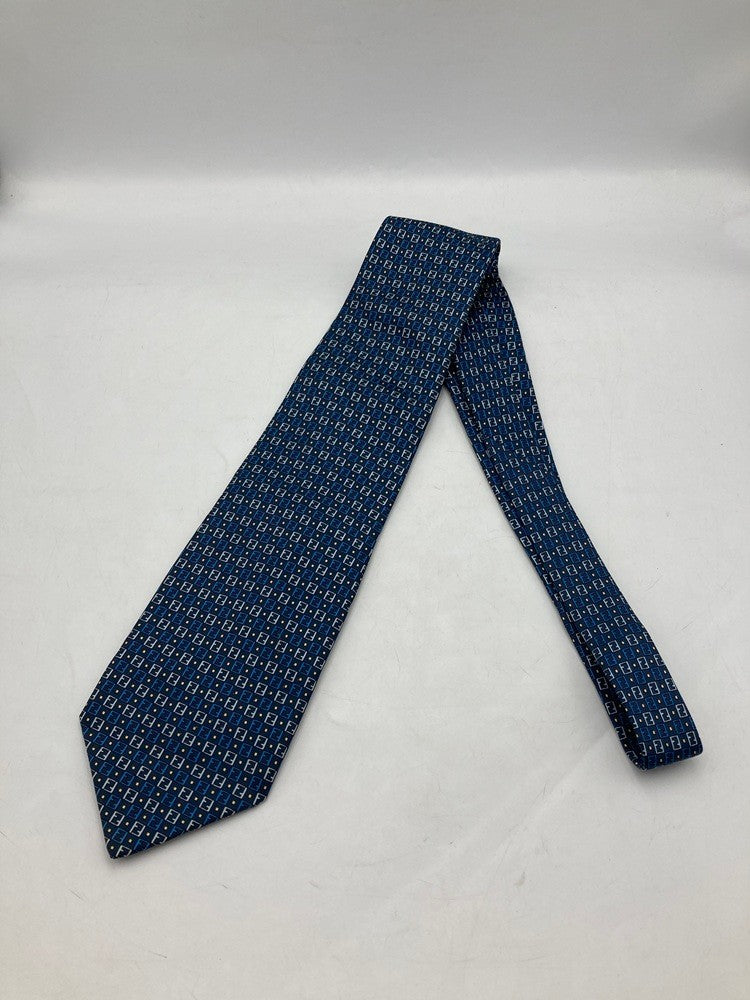 FENDI フェンディ ズッカ柄 ネクタイ シルク100％ 中古 D4