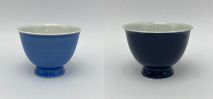 平安春峰 六色 煎茶器 中古 D4