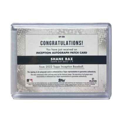 TOPPS MLBカード INCEPTION SHANE BAZ RAYS 235/249 #IAP-SBA 中古 IT2