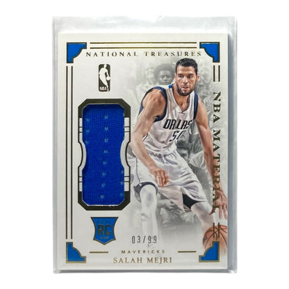 PANINI NBAカード NATIONAL TREASURES SALAH MEJRI DALLAS MAVERICKS /99 #2 中古 IT2