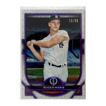 TOPPS MLBカード TRIBUTE ROGER MARIS NEW YORK YANKEES /50 #83 中古 IT1