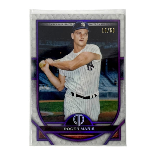 TOPPS MLBカード TRIBUTE ROGER MARIS NEW YORK YANKEES /50 #83 中古 IT1