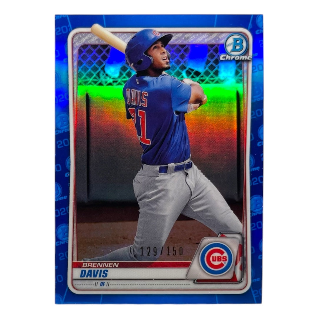 TOPPS MLBカード BOWMAN CHROME BRENNEN DAVIS CHICAGO CABS /150 #BD-187 中古 IT2