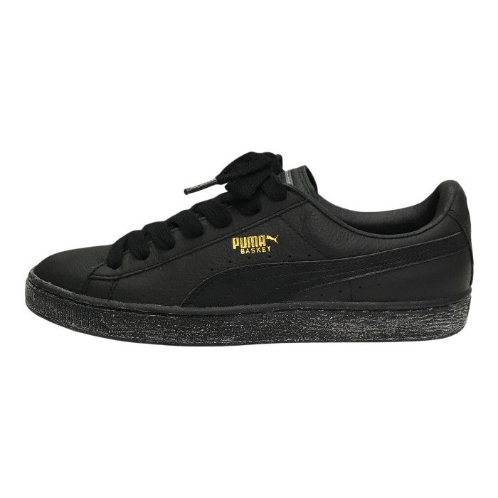 PUMA プーマ バスケットクラシック スニーカー メンズ ローカット Basket Classic シンプル ブラック 26.0cm 354367 19 中古 T1