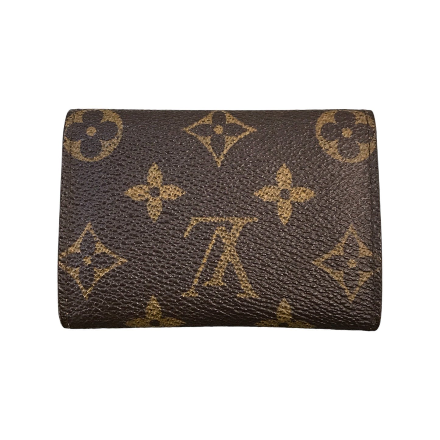 LOUIS VUITTON ルイヴィトン モノグラム ポルトモネ プラ コインケース ユニセックス ボタン開閉 小銭入れ ブラウン M61930 中古 T1