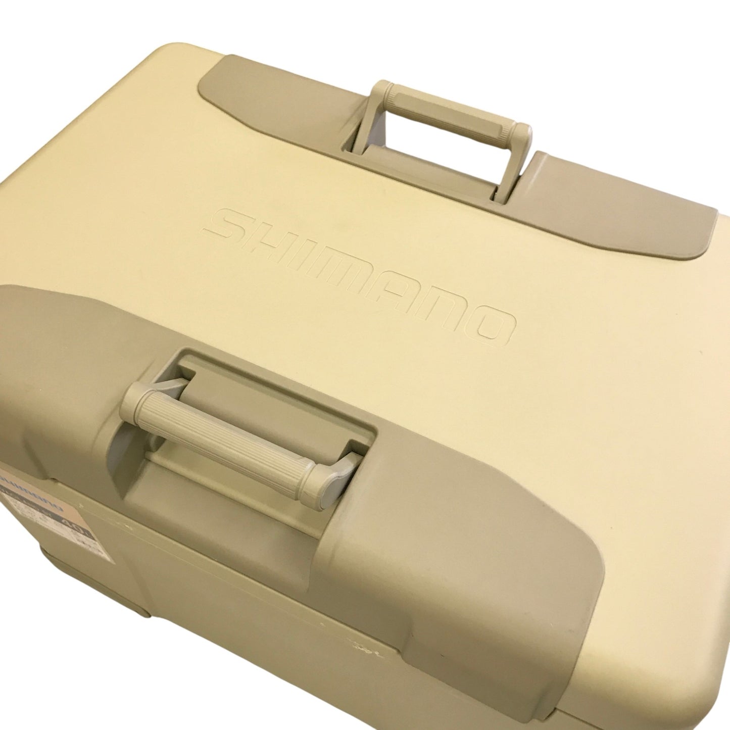 SHIMANO ヴァシランド ST 40L クーラーボックス 釣り レジャーNX-340WS ベージュ01 中古 Y1