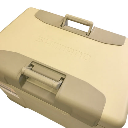 SHIMANO ヴァシランド ST 40L クーラーボックス 釣り レジャーNX-340WS ベージュ01 中古 Y1