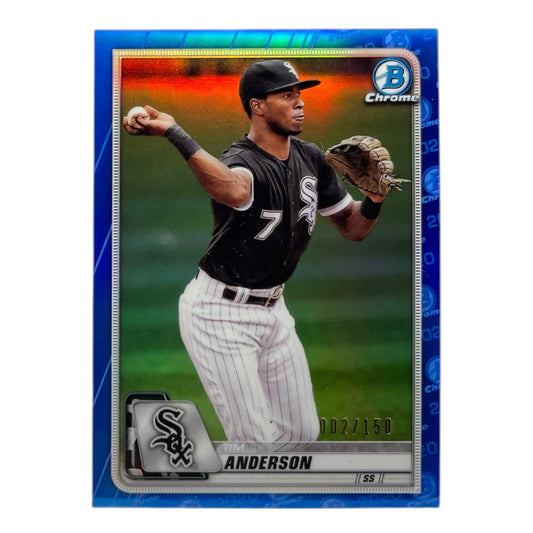 TOPPS MLBカード BOWMAN CHROME TIM ANDERSON CHICAGO WHITE SOX /150 #85 中古 IT2