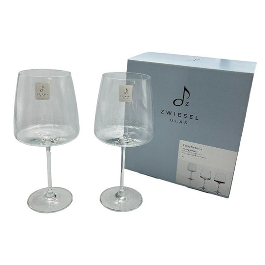 ZWIESEL Glas ツヴィーゼル グラス VIVID SENSES ヴィヴィッド・センス ワイングラス 2個セット 洋食器 酒器 おしゃれ 710ml 中古 W４