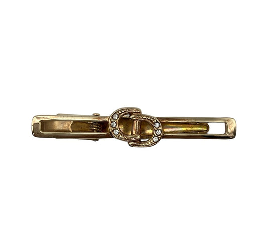 Christian Dior MONSIEUR  クリスチャンディオール ロゴ ラインストーン ネクタイピン 中古 D4