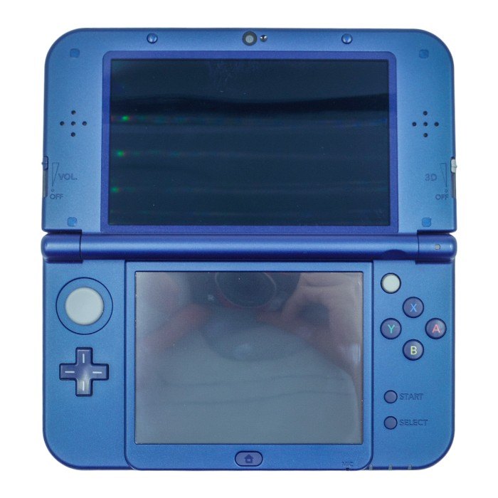 任天堂 Newニンテンドー3DS LL メタリックブルー 本体 中古 a1