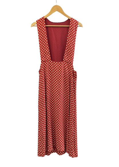 PINK HOUSE ピンクハウス 水玉 ジャンパースカート レディース 中古 D4