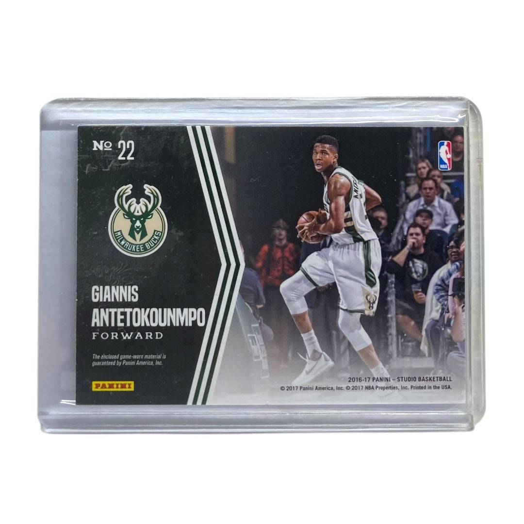 PANINI NBAカード STUDIO GIANNIS ANTETOKOUNMPO MILWAUKEE BUCKS #22 中古 IT2