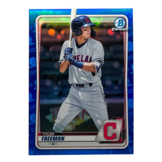 TOPPS MLBカード BOWMAN CHROME TYLER FREEMAN CLEVELAND INDIANS /150 #BD-78 中古 IT2