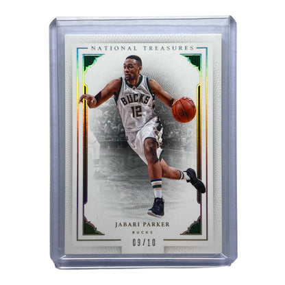 PANINI NBAカード NATIONAL TREASURES JABARI PARKER BUCKS 09/10 #37 中古 IT2