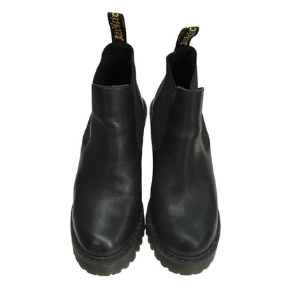 Dr.Martens ドクターマーチン HURSTON サイドゴアブーツ レディース レザー ヒール チェルシーブーツ ブラック UK5 中古 T1