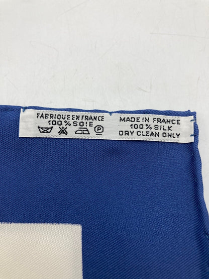 HERMES エルメス カレ40 BRIDES de GALA ブリッド・ドゥ・ガラ (式典用馬勒）シルクスカーフ 中古 D4