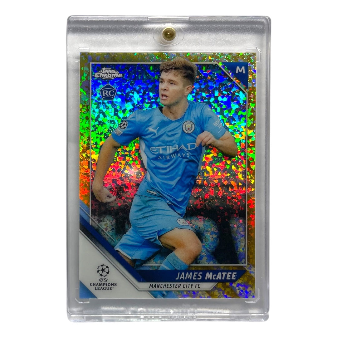 TOPPS サッカーカード CHROME JAMES MCATEE MANCHESTER CITY /50 #53 中古 IT2