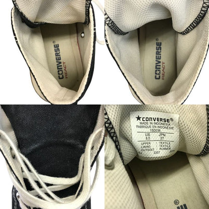 CONVERSE コンバース ALL STAR 100 TREKWAVE HI スニーカー メンズ ハイカット 厚底 オールスター 100周年 ブラック/ホワイト 27cm 1SD036 中古 T1