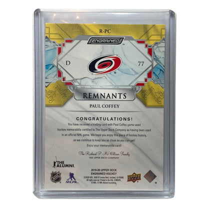 UPPER DECK NHLカード ENGRAINED PAUL COFFEY HURICANES 083/100 #R-PC 中古 IT2