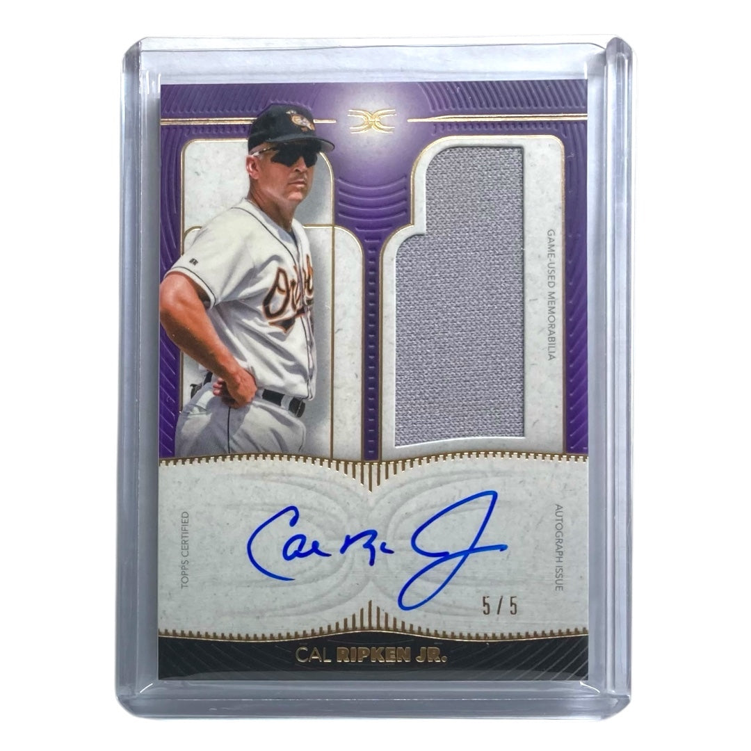 TOPPS MLBカード DEFINITIVE COLLECTION CAL RIPKEN JR. BALTIMORE ORIOLES /5 #DARC-CR 中古 IT2