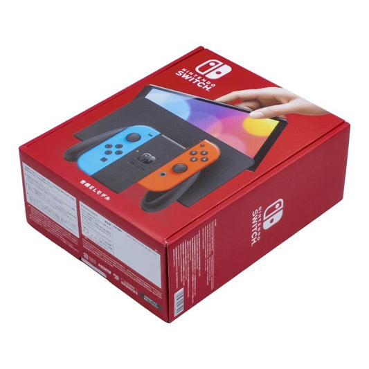 未使用品 任天堂 Nintendo Switch 本体（有機ELモデル）【Joy-Con(L) ネオンブルー/(R) ネオンレッド】 中古 a1