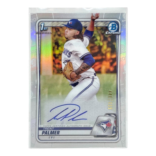 TOPPS MLBカード BOWMAN CHROME 1ST TRENT PALMER TORONTO BLUE JAYS /499 #CDA-DCR 中古 IT1