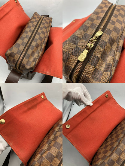 LOUIS VUITTON ルイヴィトン ダミエ エベヌ ナヴィグリオ ショルダーバッグ N45255 中古 D4