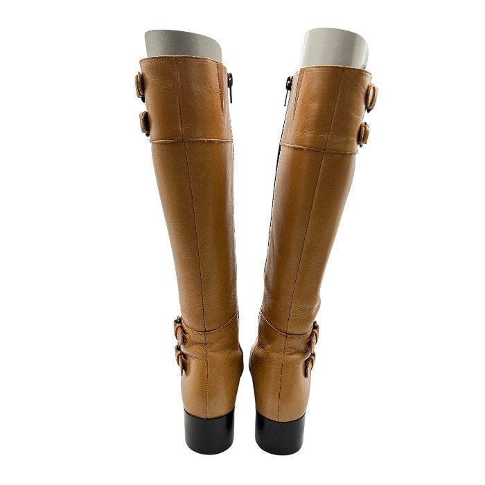 BARCLAY バークレー ロングブーツ 23cm 靴 ジョッキー レザー 本革 レディース 中古 W４