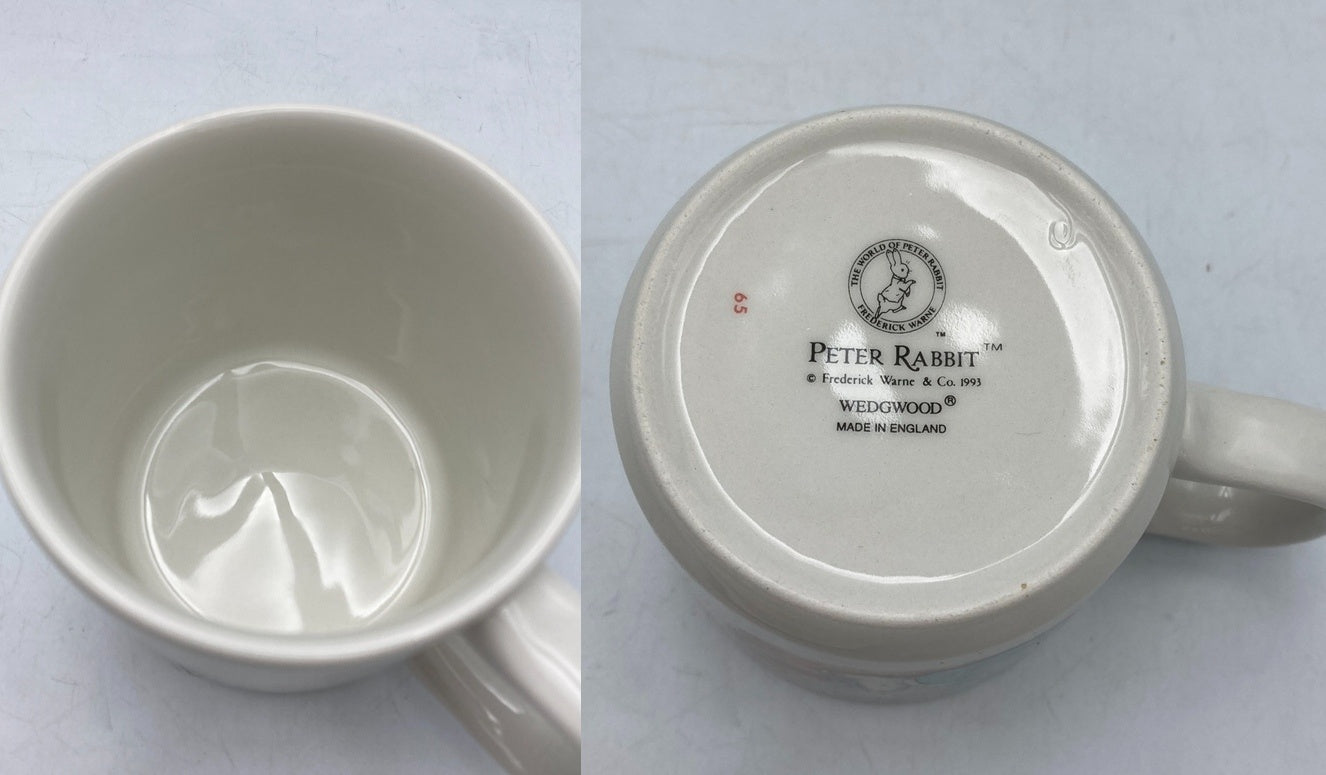 PETER RABBIT by Wedgwood ウェッジウッド ピーターラビット カップ プレート ボウル 3点セット 中古 D4