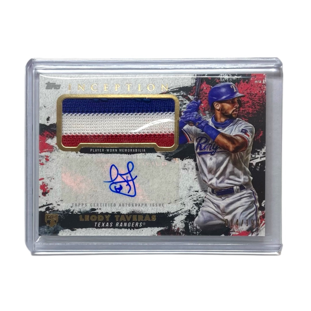 TOPPS MLBカード INCEPTION LEODY TAVERAS TEXAS RANGERS /199 #APC-LT 中古 IT2