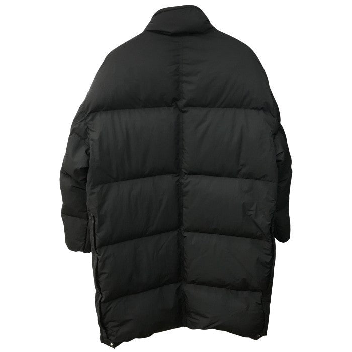 EMPORIO ARMANI エンポリオアルマーニ ダウンコート メンズ 冬 ロング丈 サイドジップ スタンドカラー 防寒 ブラック 50  6L1L90 1NNFZ 中古 T1