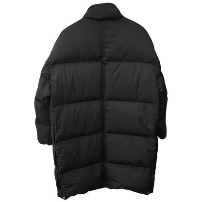 EMPORIO ARMANI エンポリオアルマーニ ダウンコート メンズ 冬 ロング丈 サイドジップ スタンドカラー 防寒 ブラック 50  6L1L90 1NNFZ 中古 T1