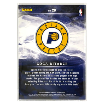 PANINI NBAカード ORIGINS GOGA BITADZE INDIANA PACERS #20 中古 IT1